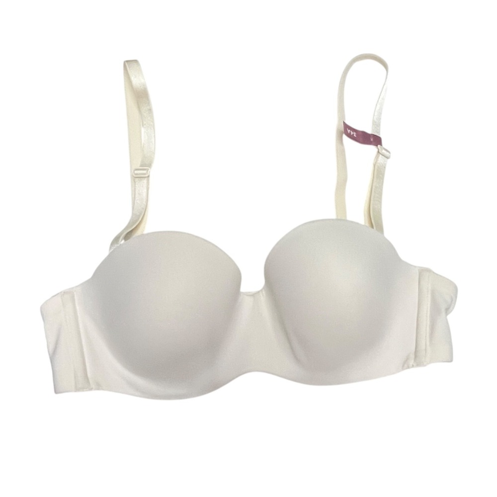 Ambrielle Multiway Adjustable Strapless Underwire Bra Size 34A Off White Cream‎